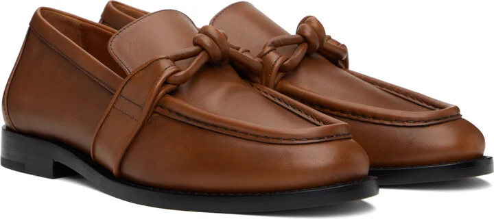 Bottega Veneta Tan Astaire Loafers - Image 4