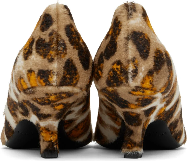 Bottega Veneta Tan & Beige Boogie Heels - Image 2