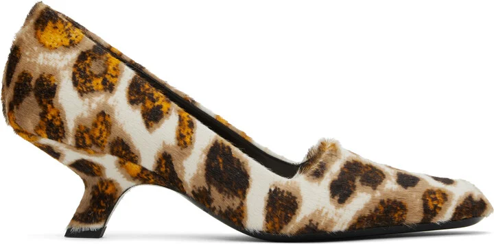 Bottega Veneta Tan & Beige Boogie Heels