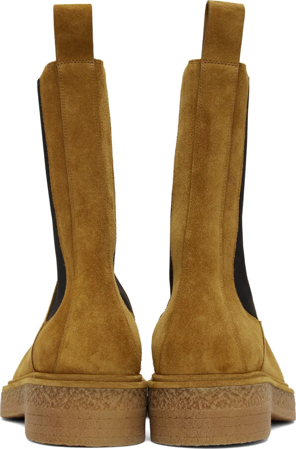 Bottega Veneta Tan Haddock Chelsea Boots - Image 2