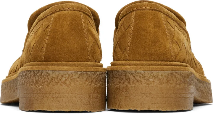 Bottega Veneta Tan Haddock Loafers - Image 2