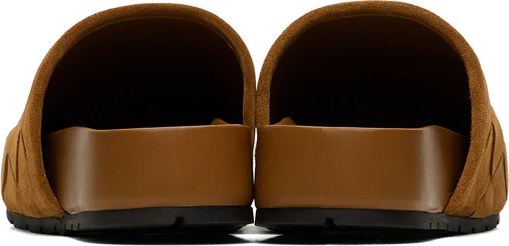 Bottega Veneta Tan Reggie Mules - Image 2