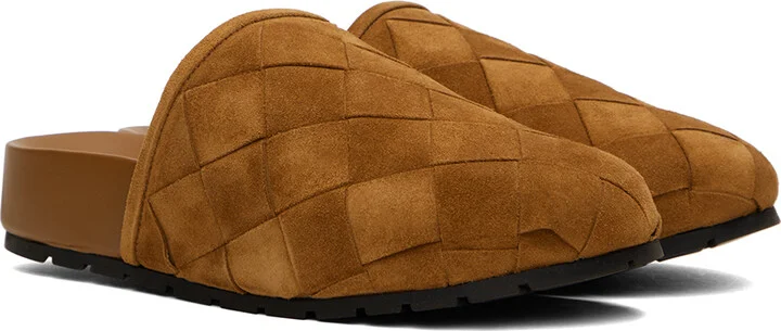 Bottega Veneta Tan Reggie Mules - Image 4