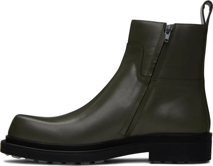 Bottega Veneta Taupe Ben Boot - Image 3