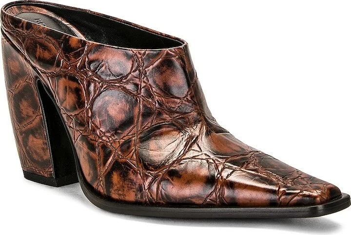 Bottega Veneta Tex Mule Pumps in Brown - Image 2