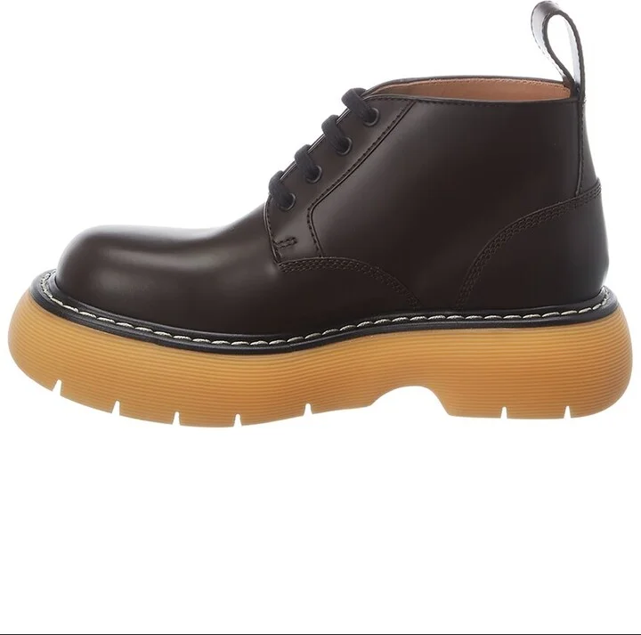 Bottega Veneta The Bounce Leather Bootie - Image 2