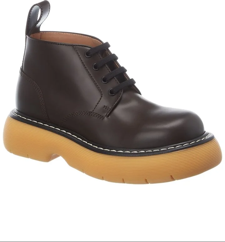 Bottega Veneta The Bounce Leather Bootie