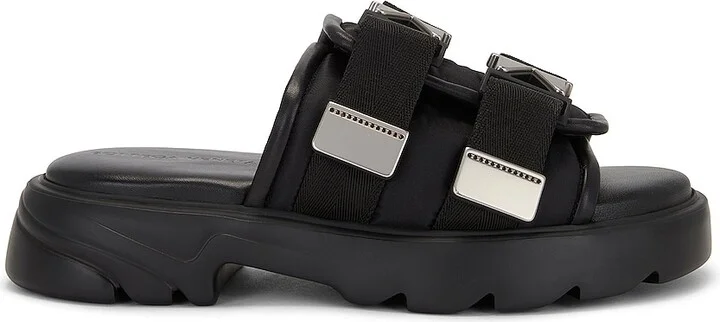Bottega Veneta The Flash Sandal in Black