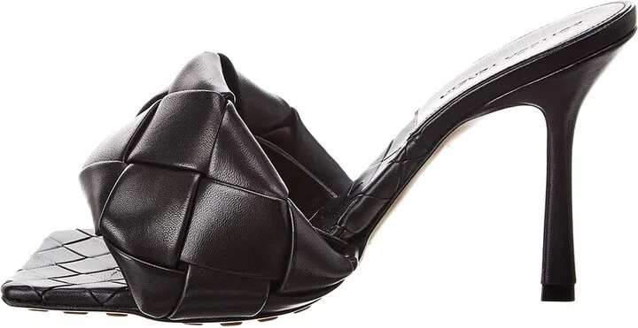 Bottega Veneta The Lido Intrecciato Leather Sandal - Image 2