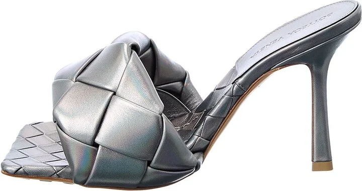 Bottega Veneta The Lido Intrecciato Leather Sandal - Image 2