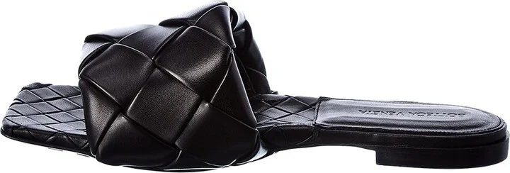 Bottega Veneta The Lido Intrecciato Leather Sandal - Image 2