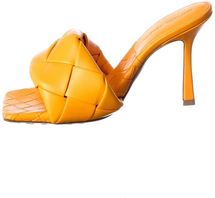 Bottega Veneta The Lido Intrecciato Leather Sandal - Image 2