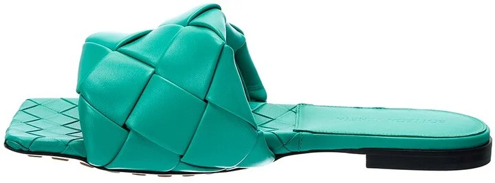 Bottega Veneta The Lido Intrecciato Leather Sandal - Image 2