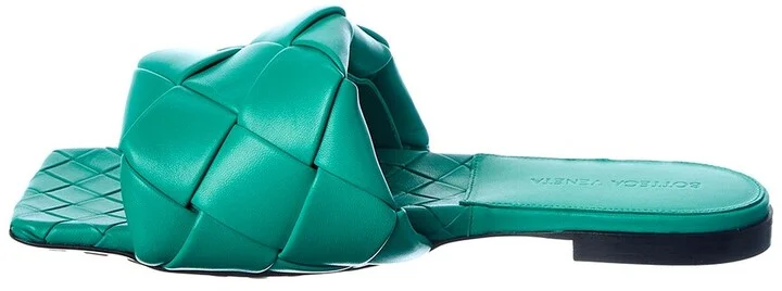 Bottega Veneta The Lido Intrecciato Leather Sandal - Image 2