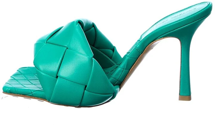 Bottega Veneta The Lido Intrecciato Leather Sandal - Image 2
