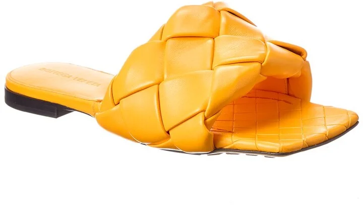 Bottega Veneta The Lido Intrecciato Leather Sandal