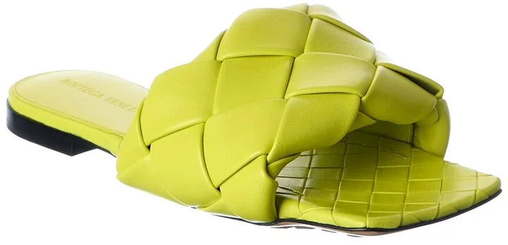 Bottega Veneta The Lido Intrecciato Leather Sandal