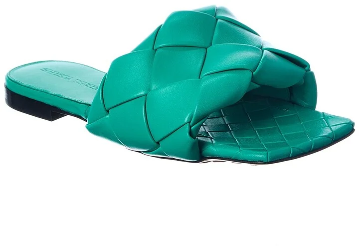 Bottega Veneta The Lido Intrecciato Leather Sandal