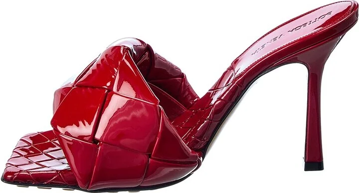 Bottega Veneta The Lido Intrecciato Patent Sandal - Image 2