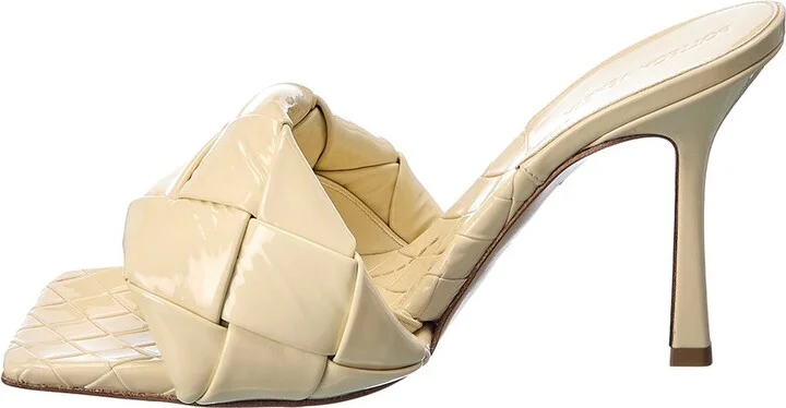 Bottega Veneta The Lido Intrecciato Patent Sandal - Image 2