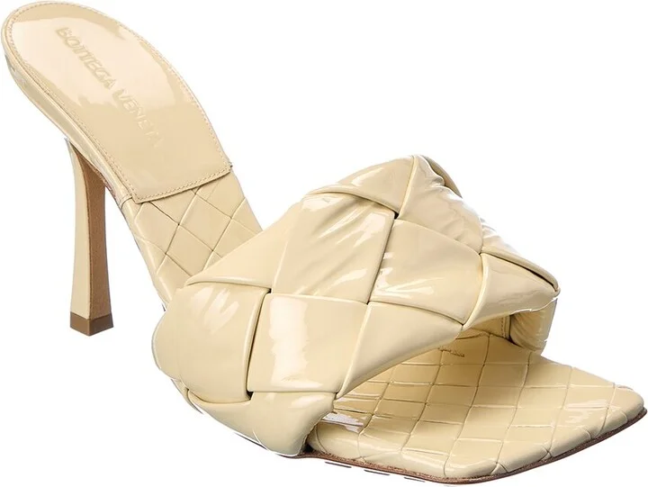 Bottega Veneta The Lido Intrecciato Patent Sandal