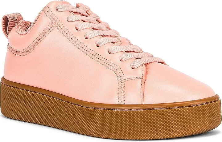 Bottega Veneta The Quilt Sneakers in Peach - Image 2