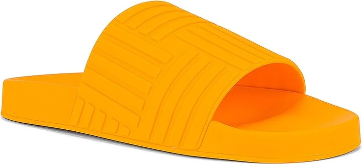 Bottega Veneta The Slider Sandal in Orange - Image 2