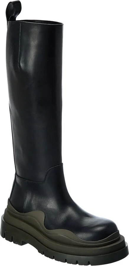 Bottega Veneta The Tire High Leather Boot