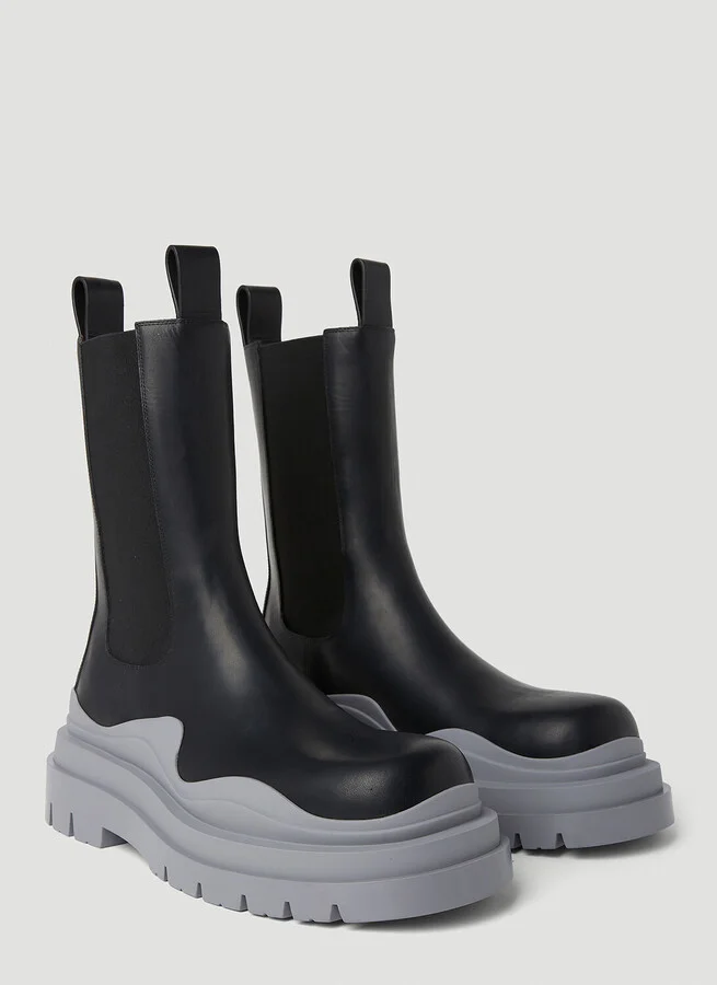 Bottega Veneta Tire Boots - Man Boots Grey Eu - 45 - Image 2