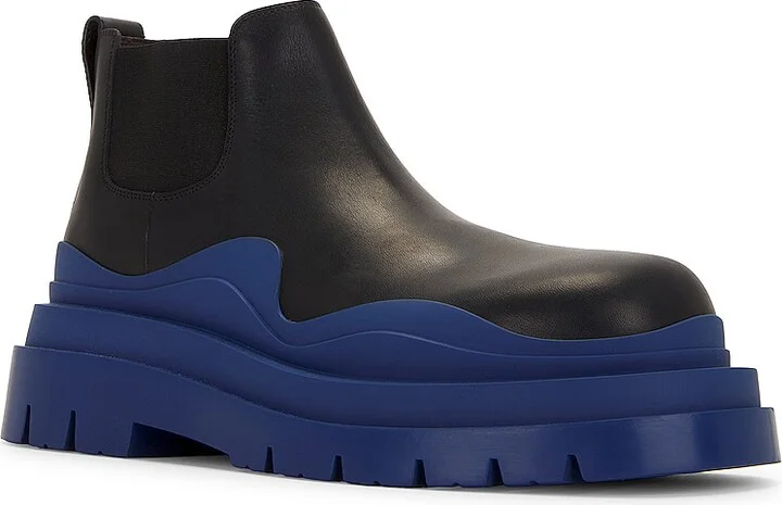 Bottega Veneta Tire Chelsea Ankle Boot in Black - Image 2