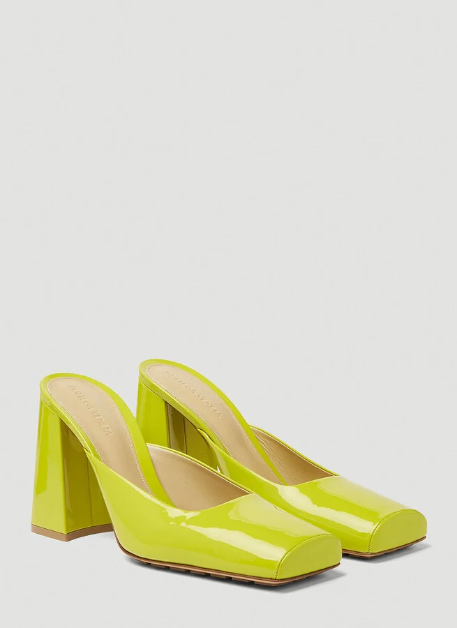 Bottega Veneta Tower High Heel Mules - Woman Heels Green Eu - 36 - Image 2