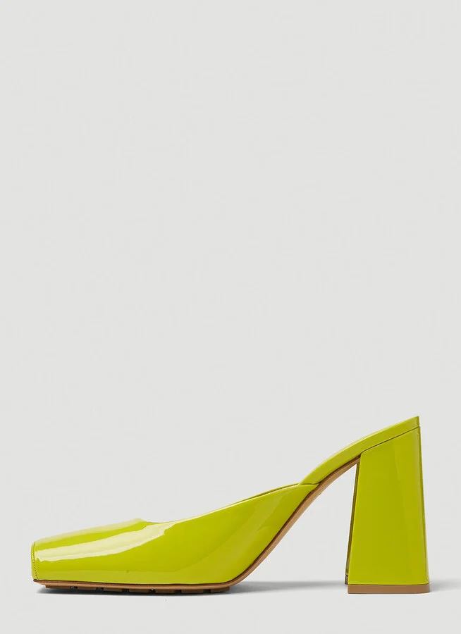 Bottega Veneta Tower High Heel Mules - Woman Heels Green Eu - 36 - Image 3