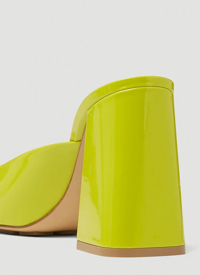 Bottega Veneta Tower High Heel Mules - Woman Heels Green Eu - 36 - Image 6