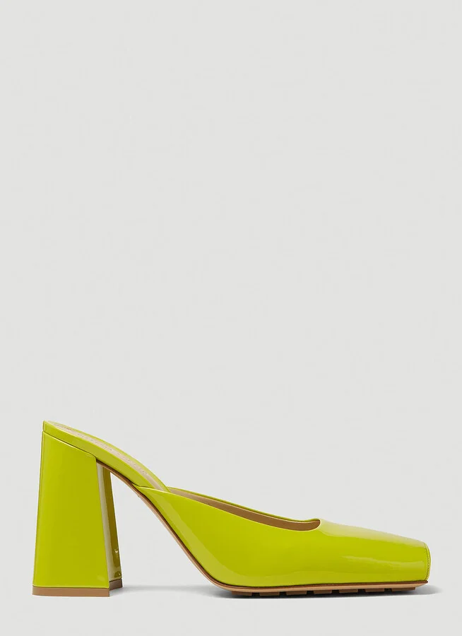 Bottega Veneta Tower High Heel Mules - Woman Heels Green Eu - 36