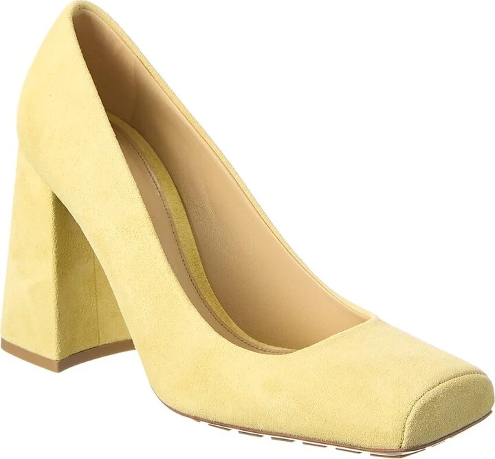 Bottega Veneta Tower Suede Pump