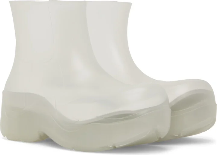 Bottega Veneta Transparent Puddle Boots - Image 4