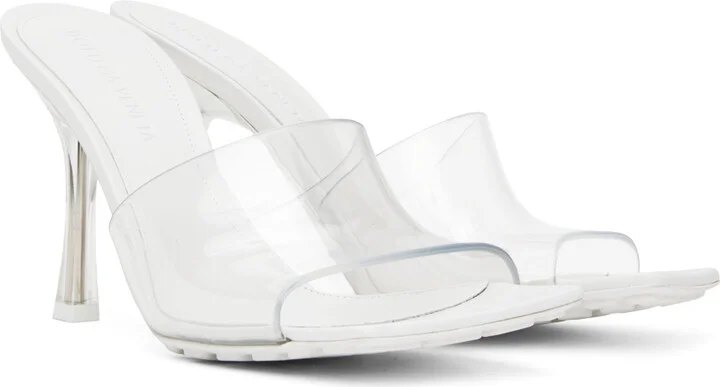 Bottega Veneta Transparent Stretch Mules - Image 4