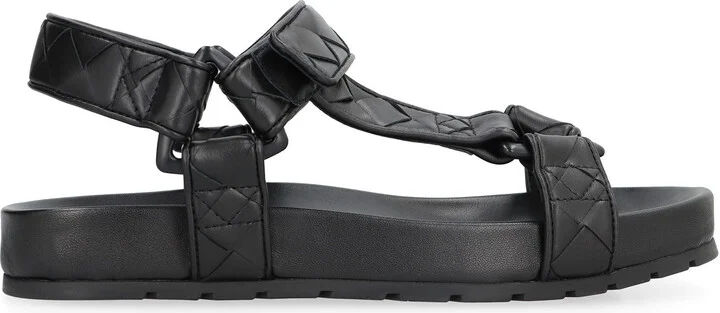 Bottega Veneta Trip Leather Sandals - Image 2