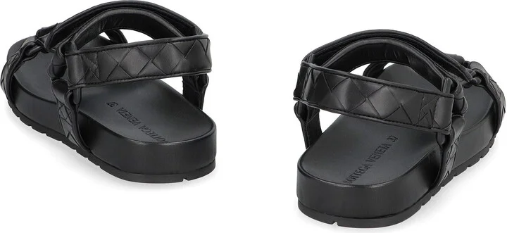 Bottega Veneta Trip Leather Sandals - Image 4