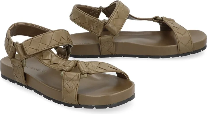 Bottega Veneta Trip Leather Sandals - Image 3