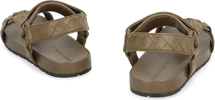 Bottega Veneta Trip Leather Sandals - Image 4