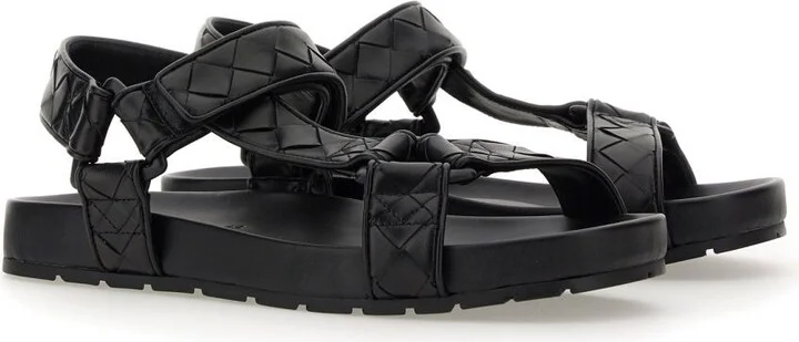 Bottega Veneta Trip Leather Sandals - Image 3