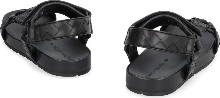 Bottega Veneta Trip Leather Sandals - Image 4