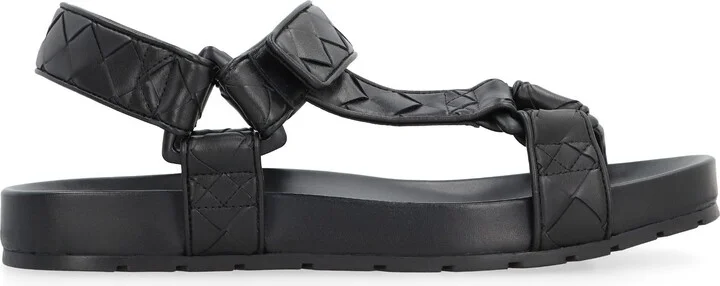 Bottega Veneta Trip Leather Sandals - Image 2