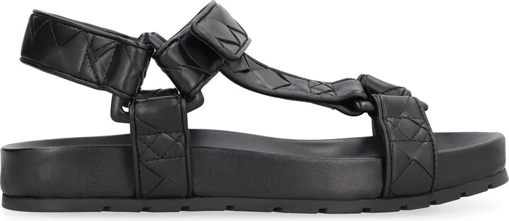 Bottega Veneta Trip Leather Sandals - Image 2