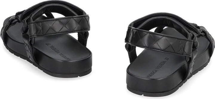 Bottega Veneta Trip Leather Sandals - Image 4