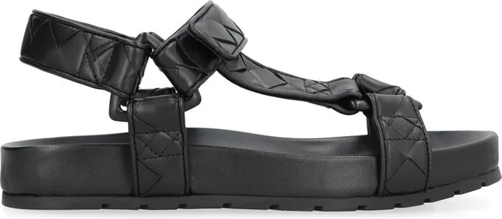 Bottega Veneta Trip Leather Sandals