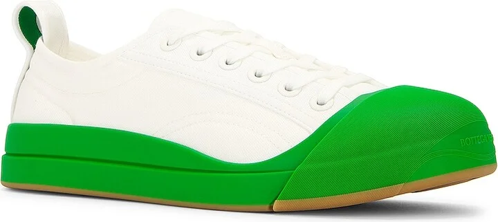 Bottega Veneta Vulcan Low Top Sneaker in White - Image 2