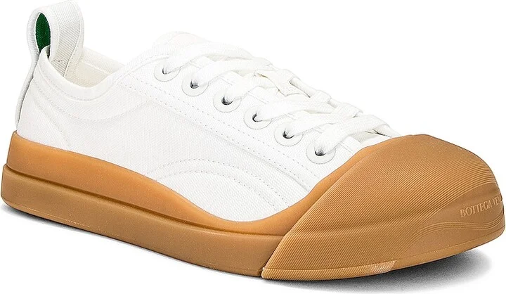 Bottega Veneta Vulcan Low Top Sneaker in White - Image 2