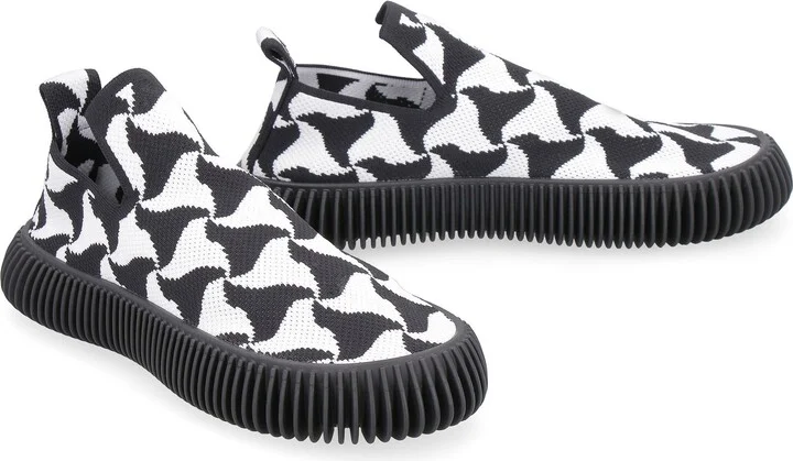 Bottega Veneta Wavy Triangle Slip-On Sneakers - Image 3